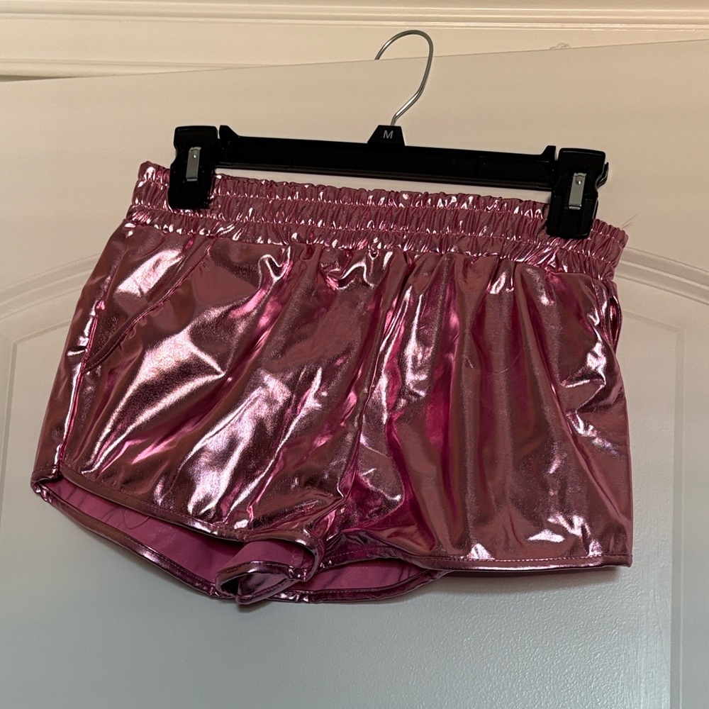 Metallic Pink Women's Shorts